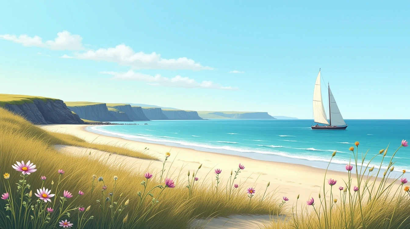 Les plages, côtes et falaises : la beauté sauvage du littoral